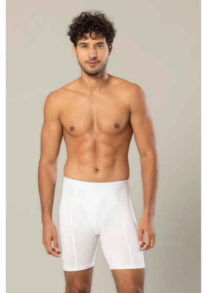 Erkek Pamuk Elastan Uzun Boxer 1416 - 3 Adet