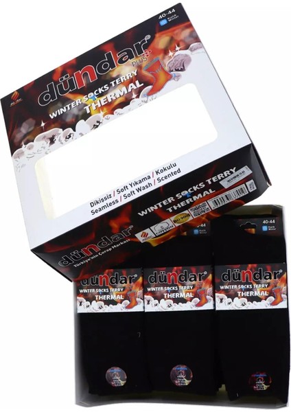 Erkek Plus Havlu Thermal Kışlık Çorap 7019 - 12 Adet fiyatları