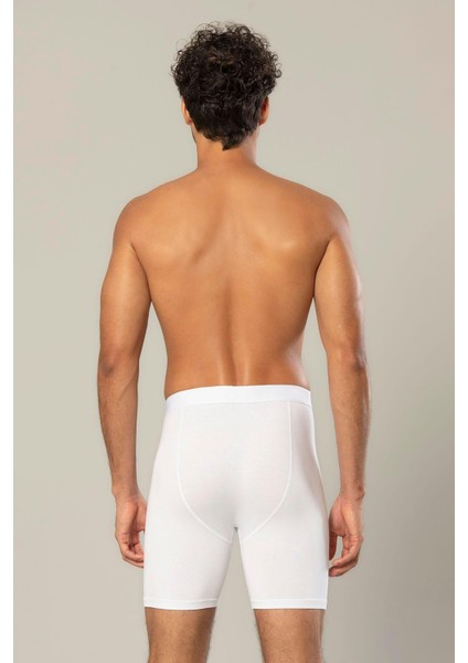 Erkek Pamuk Elastan Uzun Boxer 1416 - 6 Adet modelleri