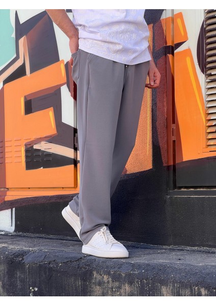 Elitwear Yeni Sezon Rahat Kalıp Esnek Kumaş Beli Lastikli Baggy Jogger Pantolon