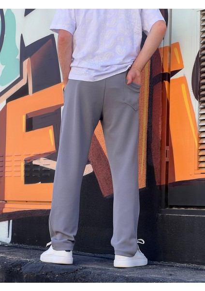 Elitwear Yeni Sezon Rahat Kalıp Esnek Kumaş Beli Lastikli Baggy Jogger Pantolon