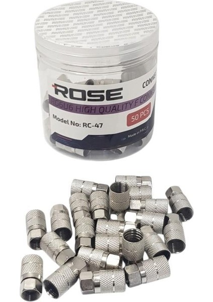 RG11 F Konnektör 10MM - 50ADET