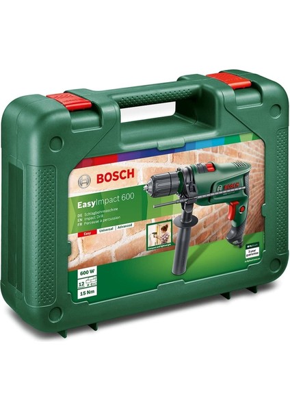 Darbeli Matkap 600 Watt + 27 Parça Vidalama Ucu Matkap Ucu Tornavida Seti