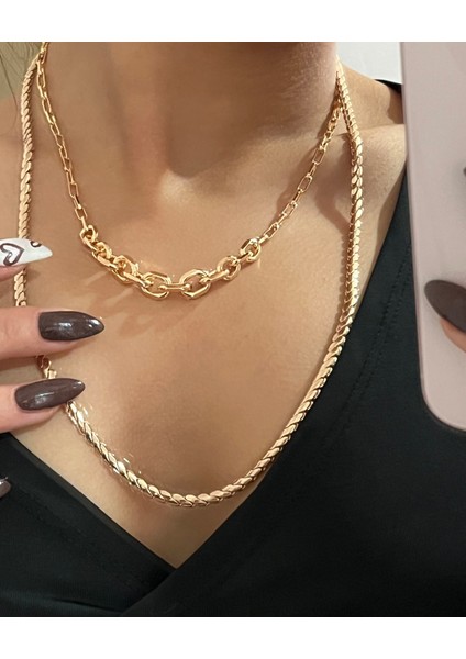 Vip Gold Zincir Kolye