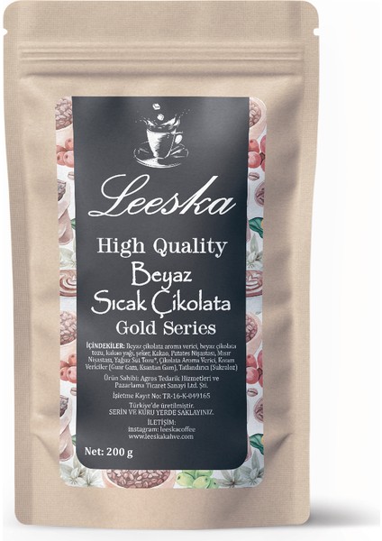 Beyaz Sıcak Çikolata 200 gr