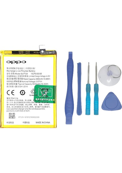 Oppo Realme Narzo 10a - Blp729 - Batarya Pil Sıfır Orijinal + TAMİR SETİ