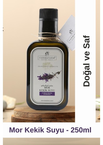 Mor Kekik Suyu Hidrosol 250 ml Doğal, Saf ve Şifa Kaynağı