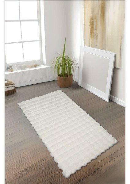 Bubble Tavşan Tüyü, Kaymaz Süet Taban, Süper Soft, Ultra Lüks, Yıkanabilir Halı fırsatları