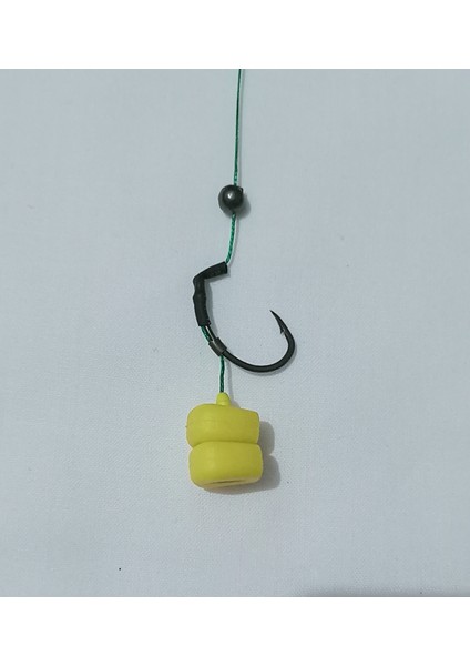 Gezer ( Inline ) Kurşunlu Leadcore'lu Sazan Rig Takımı ( Çift Sarı Esp Mısırlı )