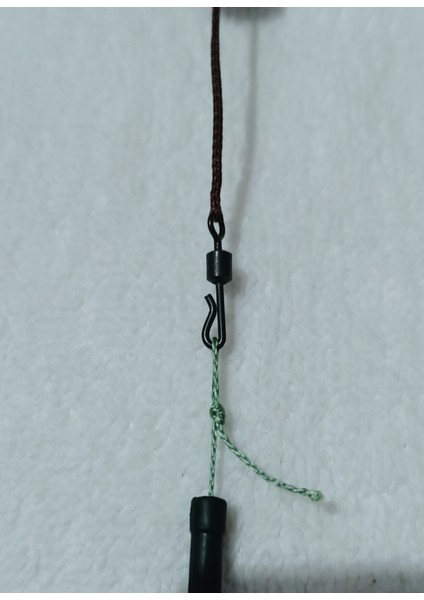 Gezer ( Inline ) Kurşunlu Leadcore'lu Sazan Rig Takımı ( Çift Sarı Esp Mısırlı )