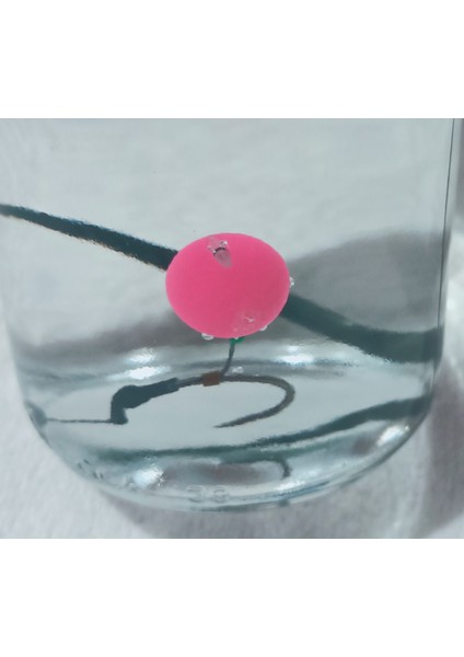 Küspe Takma Aparatılı ( 4 Adet Küspe ) Sazan Rig Takımın ( 14 mm Pembe Pop Up )