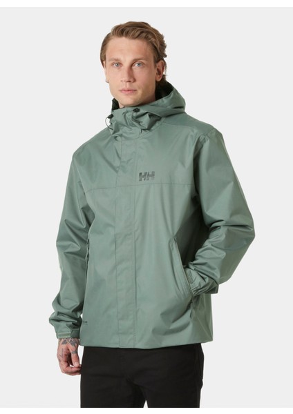 Açık Yeşil Fermuarlı Yaka Normal Kalıp Yağmurluk HHA.64032_HELLY Hansen Ervık Yağmu