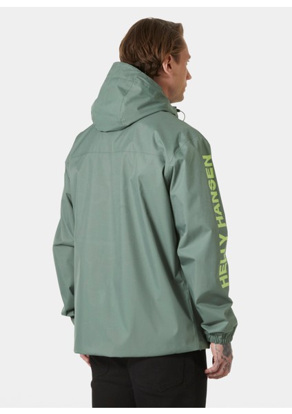Açık Yeşil Fermuarlı Yaka Normal Kalıp Yağmurluk HHA.64032_HELLY Hansen Ervık Yağmu fiyatları