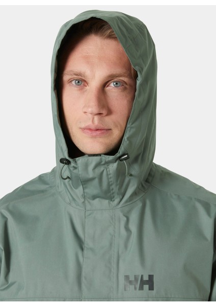 Açık Yeşil Fermuarlı Yaka Normal Kalıp Yağmurluk HHA.64032_HELLY Hansen Ervık Yağmu modelleri