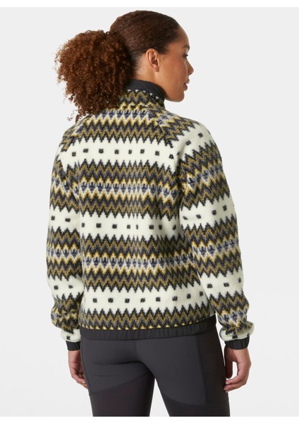 Baskılı Kum Kadın Polar Sweatshırt HHA.63373_HELLY Hansen W Imperıal P