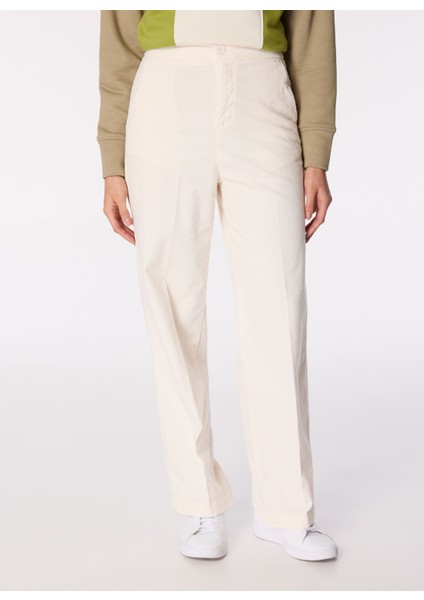 Yüksek Bel Normal Krem Kadın Pantolon 4HA2DF07I modelleri