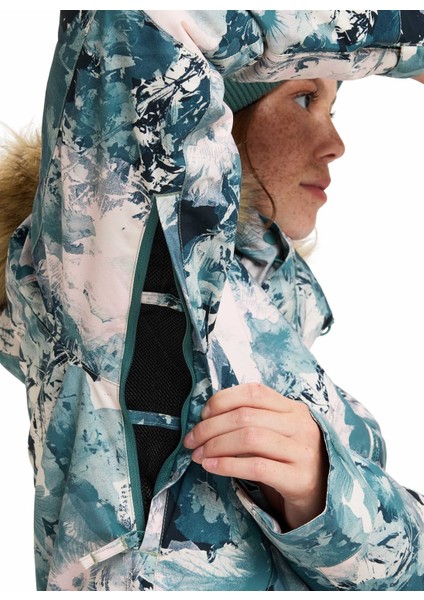 Çok Renkli Kadın Kayak Montu ERJTJ03481JET Skı Jk fırsatları