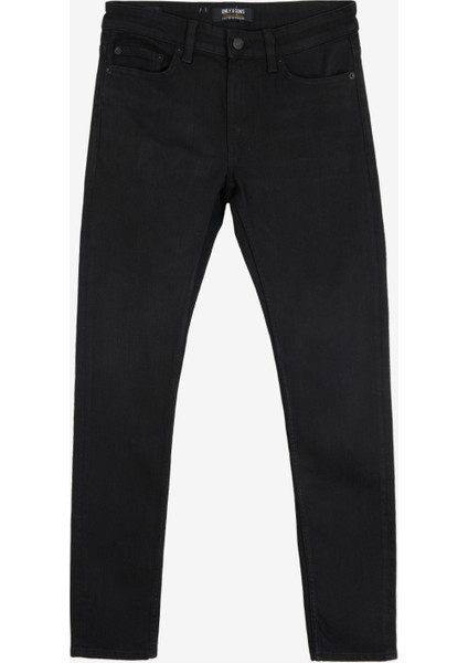 Normal Bel Dar Siyah Erkek Denim Pantolon Onsloom Slım Blk 8637 Mat Dnm