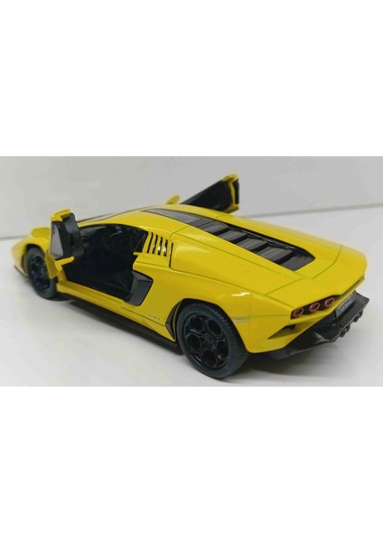 1:38 Ölçek Lamborghini Countach Lpı 800-4/// Çek Bırak Metal Araba