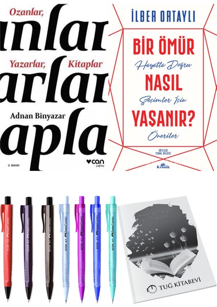 Bir Ömür Nasıl Yaşanır? ve Ozanlar Yazarlar Kitaplar A. Adnan Adıvar