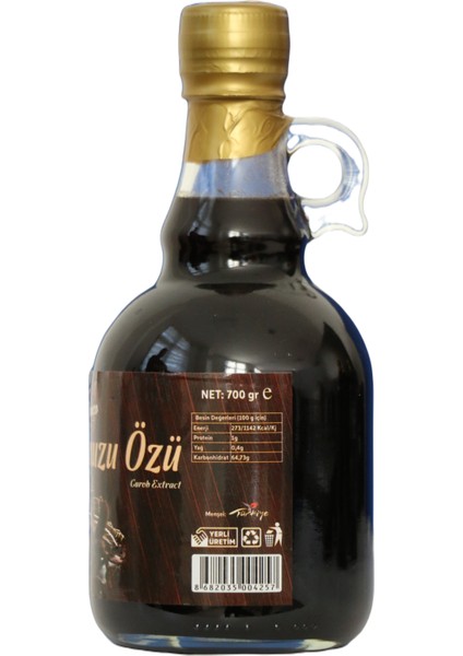 Keçiboynuzu Özü Cam ( Kulplu ) Şişe 700 ml