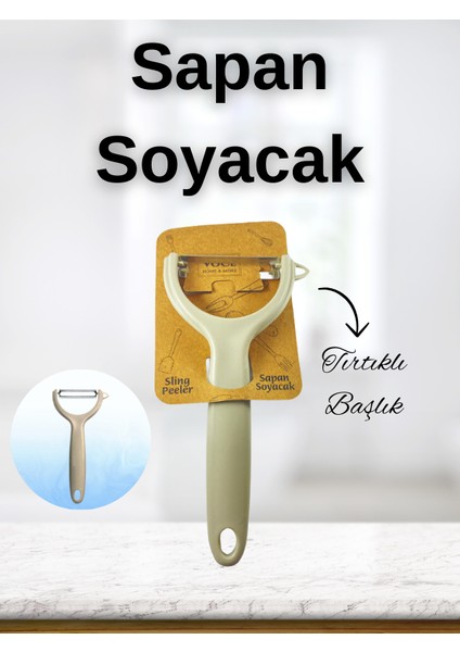 Sapan Tipi Soyacak – Ergonomik ve Pratik Sebze ve Meyve Soyucu