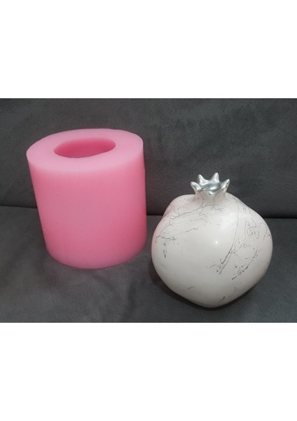 1 Adet Büyük Nar Meyve 13CM Silikon Kalıp K-910