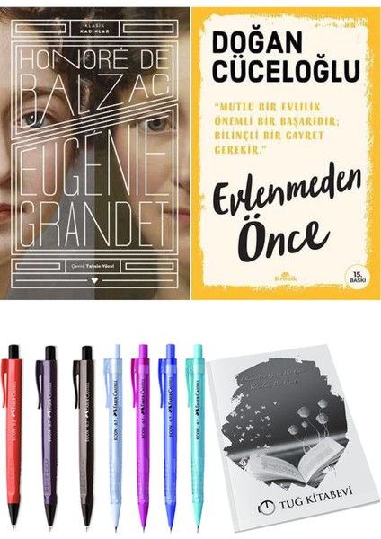 Evlenmeden Önce ve Eugenie Grandet Honoro De Balzac