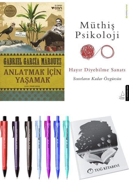 Müthiş Psikoloji Hayır Diyebilme Sanatı ve Anlatmak Için Yaşamak Gabriel Garcia Marquez