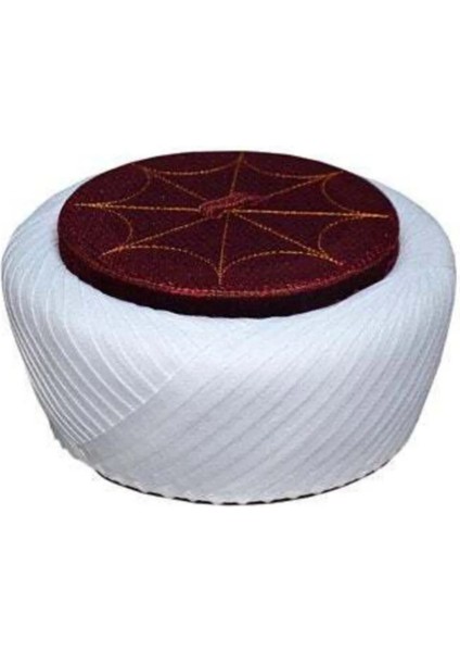 Lüks Yumuşak Sarık, İmam Sarığı, Fileli Sarık, Lüks Bordo Sarık, Sarık, Cübbe, S036