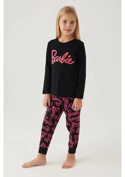 Pamuk Uzun Kol Kız Çocuk Pijama Takım 1766