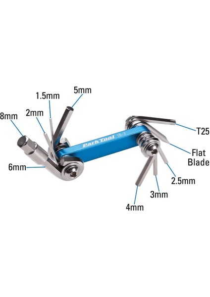 Parktool Ib-2 Alyan Seti Seti 10 Fonksiyon