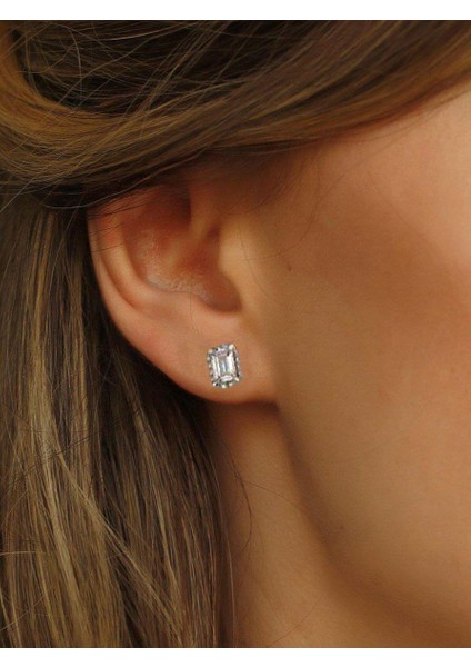 925 Ayar Baget Zirkon Taşlı Bayan Gümüş Küpe fiyatları