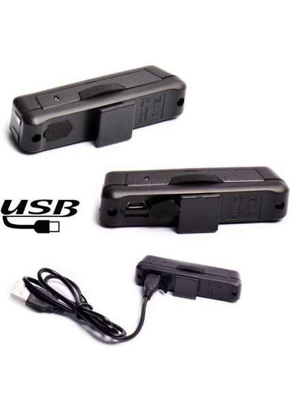 Comet USB Şarjlı Bisiklet Ön Işık 100 Lümen Beyaz