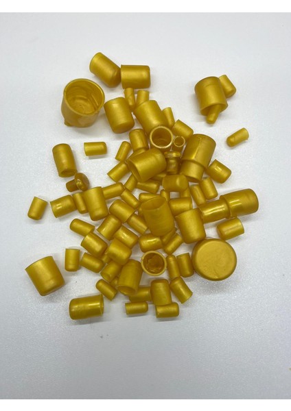 Motorsiklet Vida Kapakları Sarı Yumuşak