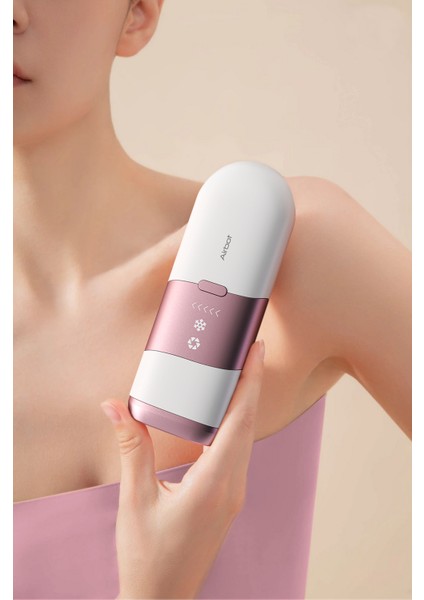 Aria Opal Lazer Epilasyon Cihazı - IPL Buz Soğutmalı Epilasyon Makinesi - Rose Gold fırsatları