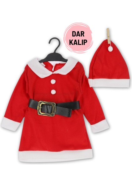 Kız Çocuk Yılbaşı Noel Kostüm
