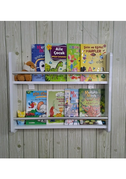 BRR Store Berra Serisi 2 Raflı Montessori Kitaplık