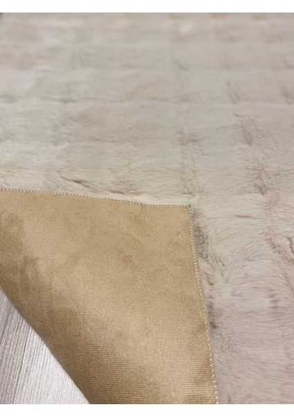 Bubble Tavşan Tüyü, Kaymaz Süet Taban, Süper Soft, Ultra Lüks, Yıkanabilir Halı