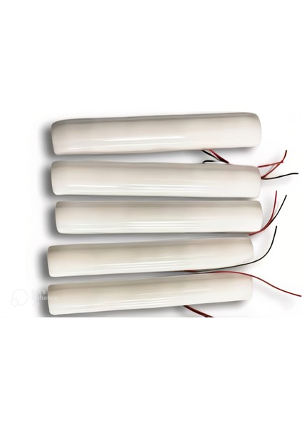 5 Adet 24V Beyaz Kasa Gün Işığı Şerit LED