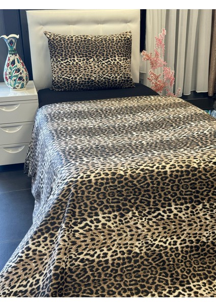 Tek Kişilik Nevresim Takımı Leopar