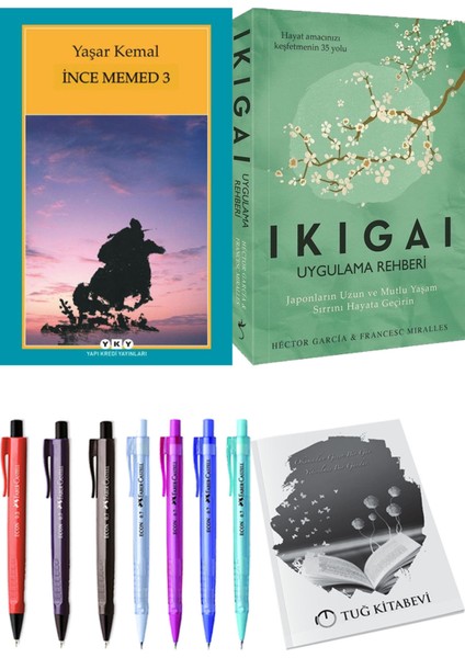 Ikigai Uygulama Rehberi ve Ince Memed 3 Yaşar Kemal