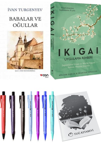 Ikigai Uygulama Rehberi ve Babalar ve Oğullar Ivan Turgenyev