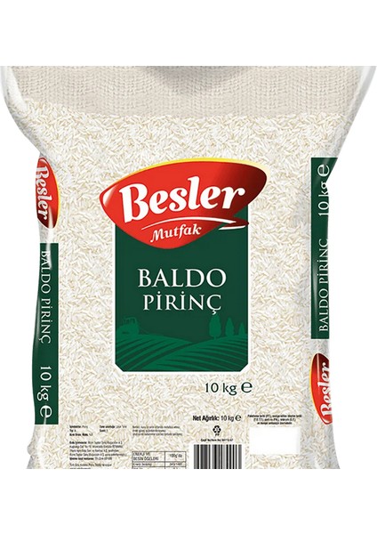 Mutfak Baldo Pirinç 10 kg