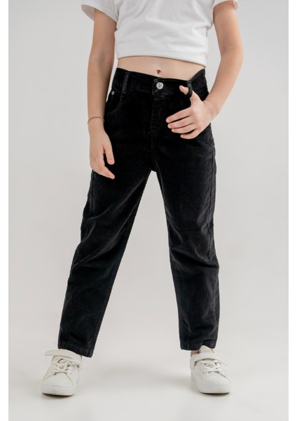 Kız Çocuk Klasik Renkli Şönil Pantolon G2528