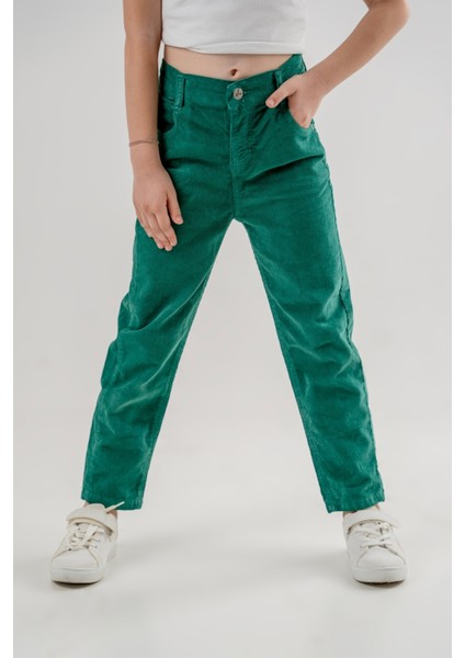 Kız Çocuk Klasik Renkli Şönil Pantolon G2528