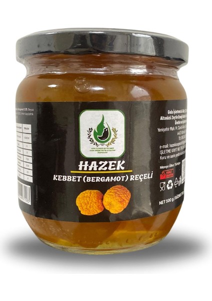 Bergamot Reçeli (Kebbet Reçeli)