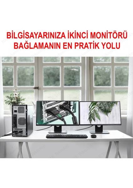 HDMI To DVI 24+1 DVI To HDMI Kablo Altın Uçlu Hdmı-Dvı Kablosu Erkek Tv Hd Pc Projektör Aparat