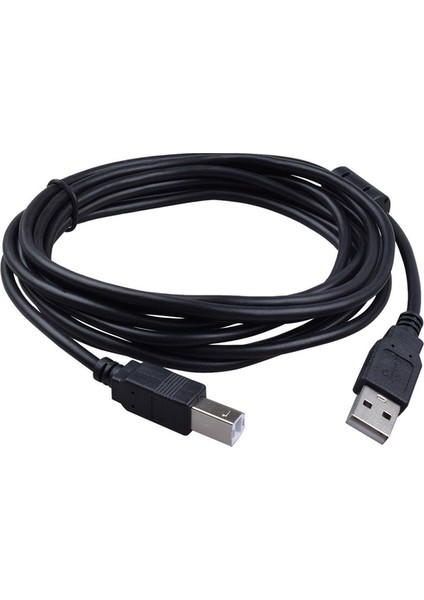 5 Metre USB Yazıcı Kablosu Hp- Canon-Brother Printer Kablo USB 2.0 Bağlantı Kablosu Kablo