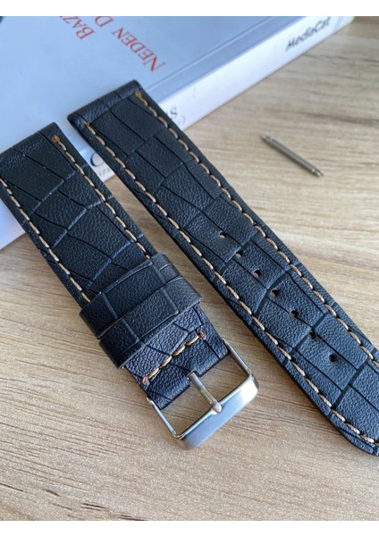 Taba Dikiş Yerli Üretim Mat Croco Desen Saat Kordonu. 18-20-22-24 ve 26MM Genişlik Seçenekleri. fiyatları